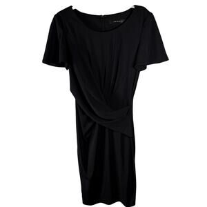 Jessie Black Sheath Black Dress Size 55 (M)